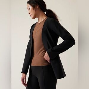 Athleta Black Avenue Blazer Size 20 NWT